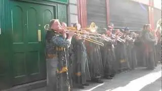 Bavarian brass band plays Metallica