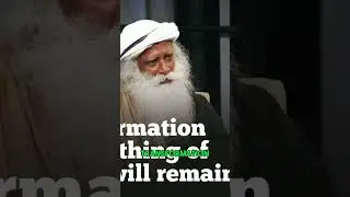 Transformative Insights: Change vs. Transformation with Sadhguru #wisdom #shorts