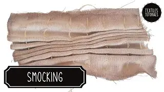 Smocking Technique -  Super Simple Textile Ideas - Smock in 4 Minutes
