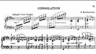 Consolation Op. 30 No. 3 