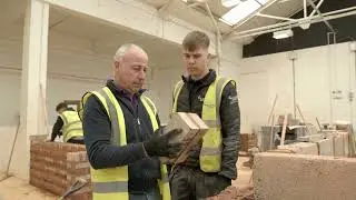 Hear from apprentice bricklayer James - he tells us about the support & training at Caxton Academy.