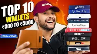 10 BEST WALLETS FOR MEN UNDER 500/1000 on Myntra 🔥 Wallet Haul Review 2024  | ONE CHANCE