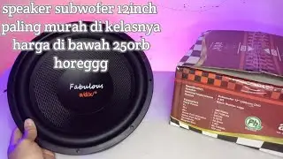 speaker subwofer 12 inch fabolus adx