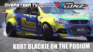 Kurt Blackie Drives Fanga Dan's Holden VF Commodore DRIFT CAR!