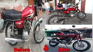 Honda 2016 model Tmx 125 Alpha build into Scrambler | BasicParts | Estimated price of Classic Parts
