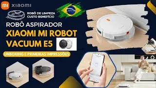 ROBÔ DE LIMPEZA XIAOMI ROBOT VACUUM E5 🇧🇷 - UNBOXING ROBÔ CUSTO BENEFÍCIO💲🔆 #xiaomivacuume5 #limpeza