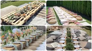 Garden Party Home idea | Garden Party ideas on a Budget | Backyard Party Decorating ideas | Design