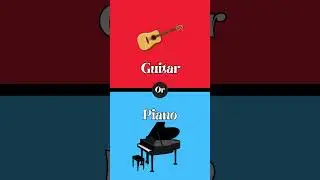 This or That | Guitar vs Piano #thisorthat #debate #challenge