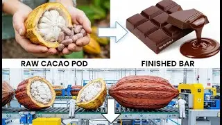 Inside The Factory: Manufacturing Premium Dark Chocolate Model X From Fresh Cacao Pods