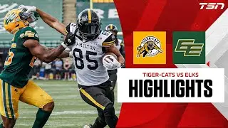 CFL Week 9: Hamilton Tiger-Cats vs. Edmonton Elks | FULL HIGHLIGHTS