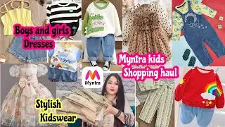 Myntra kids shopping haul |Myntra Stylish dresses for kids  #myntra #fashionstyle #cute #kidswear
