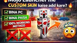 Mojo Launcher me CUSTOM SKIN kaise add kare? 🔥|| #viral 