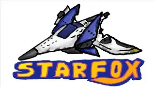 nave de star fox | speed draw | dibujos electricos