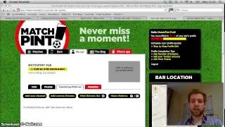 Matchpint Video 3 - Sign Up