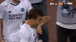 GOL Guilherme Arabam.com Konyaspor 1-0 Vaduz (UEFA Konferans Ligi 3. Eleme Turu 2. Ma&ccedil;ı) 11.08.2022