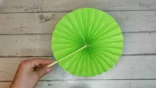 Китайский веер из бумаги