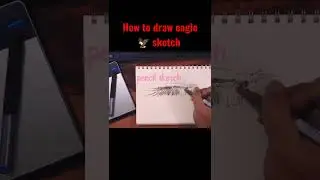 how to draw eagle sketch