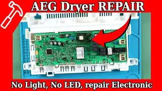 AEG Protex tumble dryer without function - no light - control dryer dead ASMR 2
