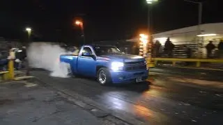 Borquez Performance Turbo 6.0 Chevy Silverado vs. Turbo & Nitrous Ford Lightning At Yellow Belly!