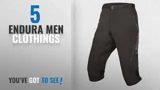 Top 10 Endura Men Clothings [ Winter 2018 ]: Endura Hummvee 3/4 Baggy Cycling Short II Black, Large