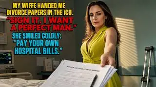 My Wife Handed Me DIVORCE PAPERS IN THE ICU. 'Sign It. I Want A Perfect Man.' Relationship Story