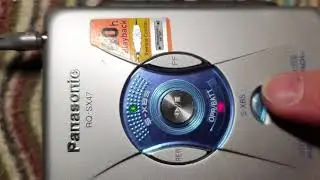 Panasonic RQ-SX47 repair (Belt change) замена пасика