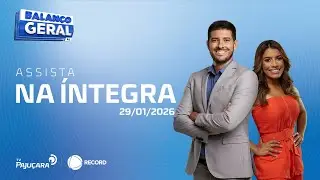 AO VIVO: Operação Cerco Fechado, golpes digitais e mais | Balanço Geral 29/01/2026