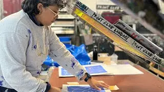 Laxmi Hussain's Print Club London's Artist Residency