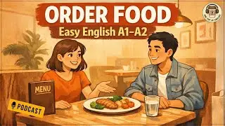 Ordering Food in a Restaurant 🍽️ | Easy English for Beginners (A1–A2)