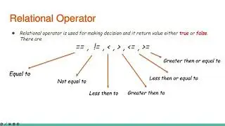 Relational Operator in C++ Programming
