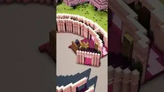 Download Link in Bio 🔗 Minecraft Cherry Heart Base 🏠💗