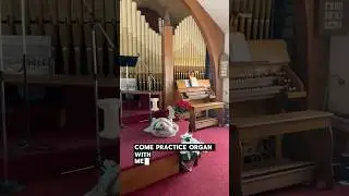 Let&rsquo;s practice organ #church #organ #getbetter