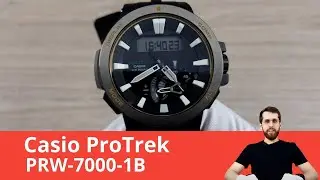 Casio Pro Trek PRW-7000-1B / Распаковка / Обзор часов