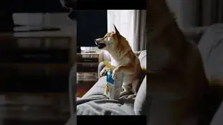 DOG EATING CHIPS!!