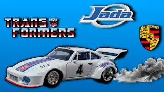 Jada Toys G1 Jazz Porsche 935 Turbo Diecast Transformers Toy review | 1:32 Scale |