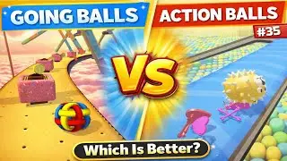 Going Balls vs Action Balls Gameplay Comparison | Which Is Better? | VS #35