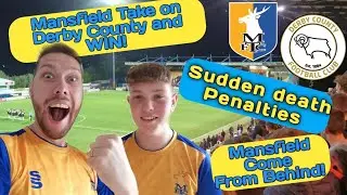 Mansfield v Derby. Papa John's Trophy. Matchday Vlog