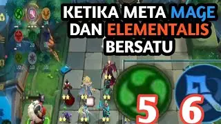 META MAGE DAN ELEMENTALIS BERSATU !! KUAT BANGAT || MAGIC CHESS MOBILE LEGENDS