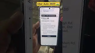 Uber Auto Multiple Booking Request 2025 @Uber  #uberauto #autorickshaw #uberdriverapp #shorts