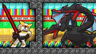 100 LAYER CRAZY CRAFT SURVIVAL! (Minecraft)