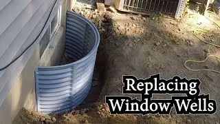 Replacing Window Wells - East Brunswick, NJ. 08816