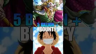 Characters With Bounty Of 5 Billion🗿#onepiece #luffy #shanks