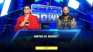 Gunther vs Ricochet