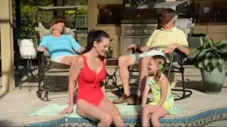 Bliss Hammocks Deluxe Foldable Rocking Chair with Sun Shade on QVC