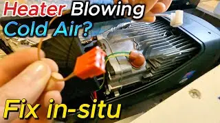 Diesel Heater Blowing COLD Air - Easy FIX Temperature Sensor