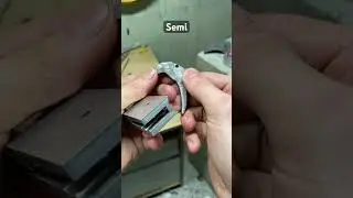 How the Semi-auto trigger mechanism works? #diy #shorts