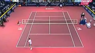 Roger Federer VS Guillermo Garcia-Lopez -- Basel 2006 Highlights