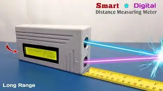 How to Make Digital Distance Measuring Meter | Smart Measurement Tape | Distance Measuring Machine