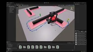 Unity Mobile Robot - Acceleration Control Path Tracking