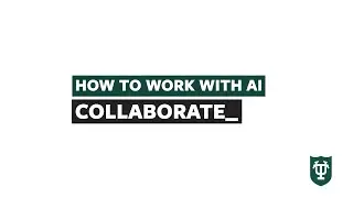 Practical Application of AI: Collaborating with AI Through Dialogue | Working with AI